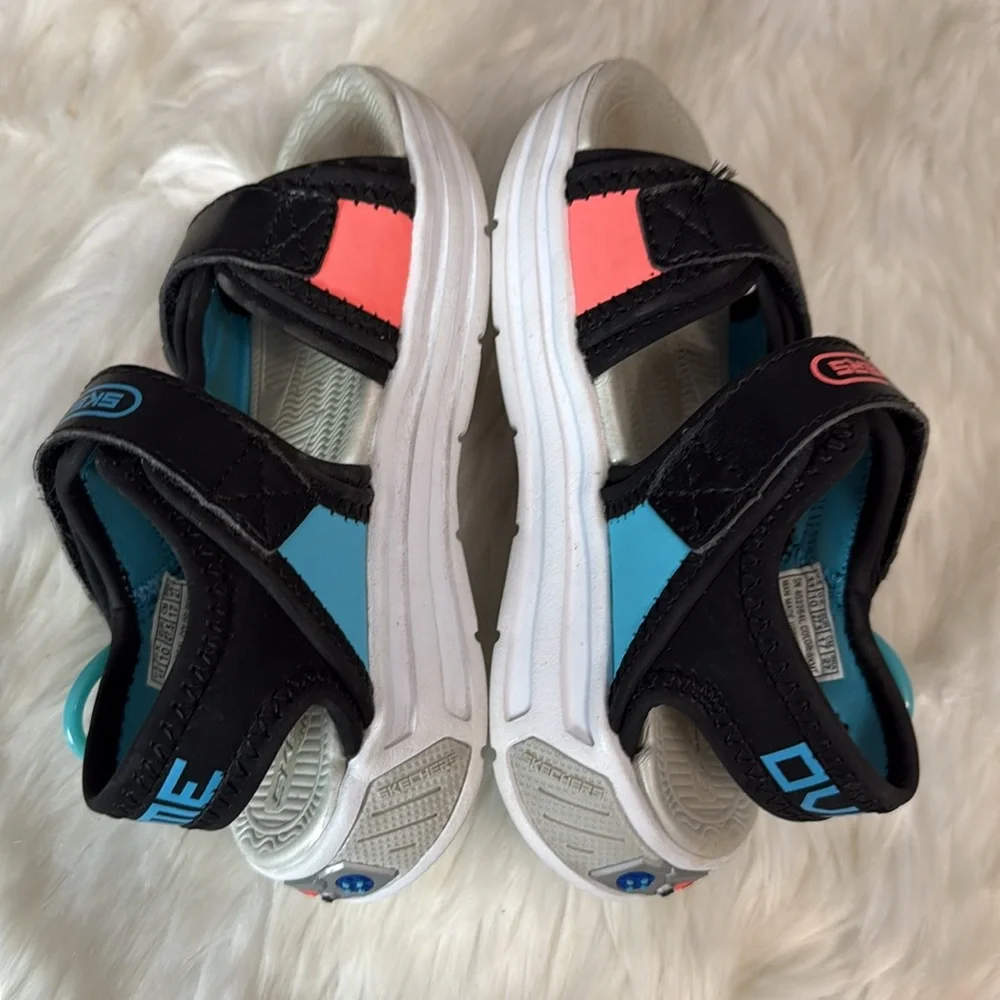 Sketchers Unisex Child Power Splash Sneakers Sandals Adjustable Close Size 11